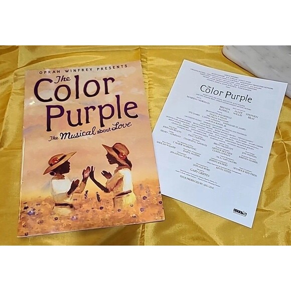 Oprah Winfrey Presents- The Color Purple. A New Musical- 12x9” Program - Picture 3 of 10